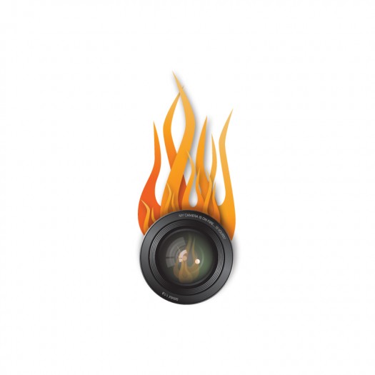 Cameras On Fire logo on white