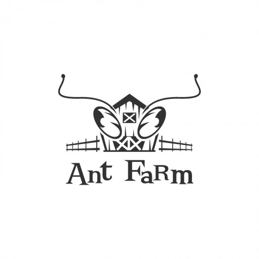Antfarm Logo - white